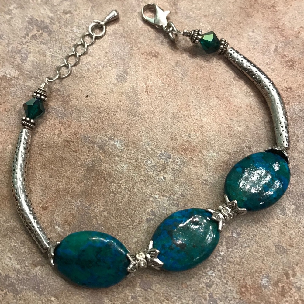 Bracelet with lobster and one inch extension